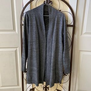 Long gray cardigan